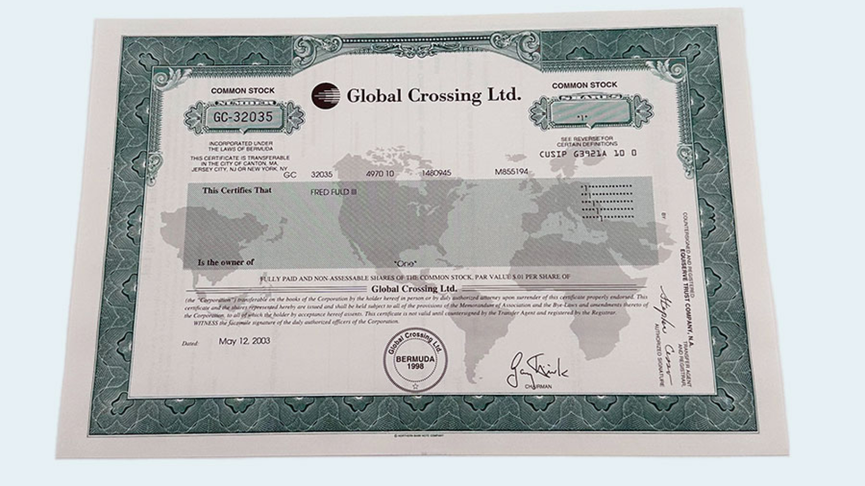 Global Crossing - Failure Museum