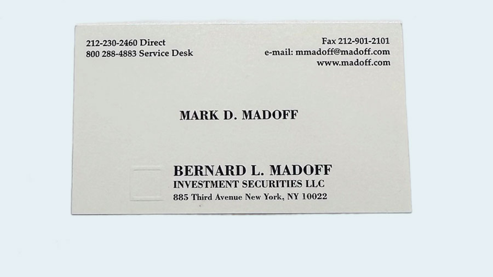 Mark Madoff - Failure Museum