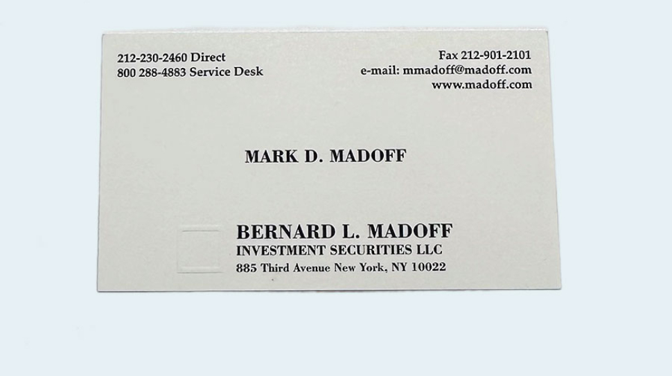 Mark Madoff - Failure Museum