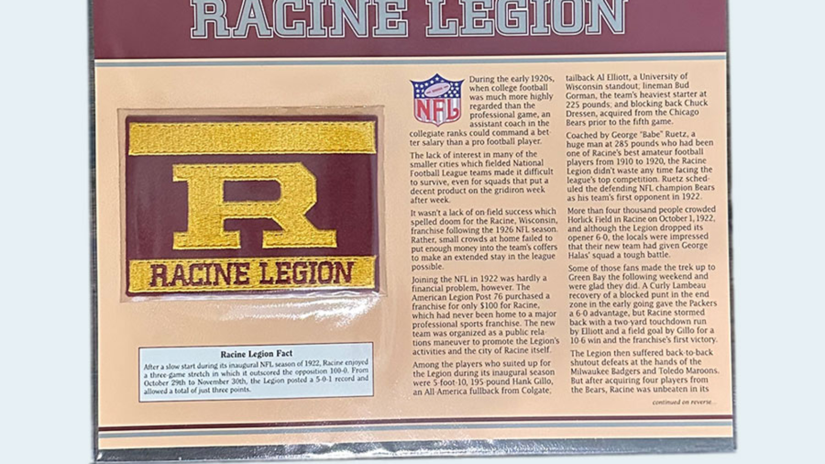 Racine Legion - Failure Museum
