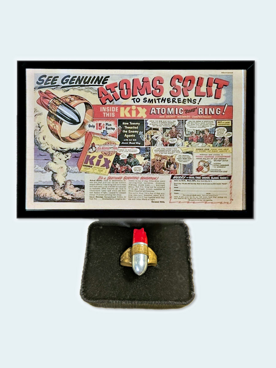 Lone Ranger Atomic Bomb Ring - Failure Museum