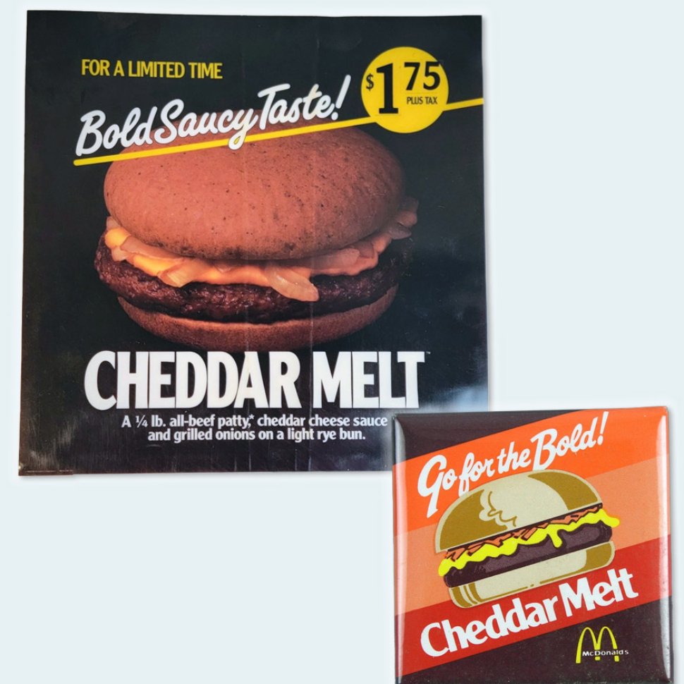 McDonalds Cheddar Melt - Failure Museum